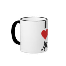 I Love Ping Pong (Vertical) Coffee Mugs