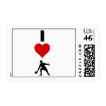 I Love Ping Pong (Vertical) Stamp