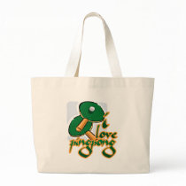 I Love Ping Pong We Love Ping Pong Canvas Bags