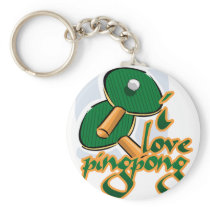I Love Ping Pong We Love Ping Pong Key Chain