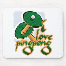 I Love Ping Pong We Love Ping Pong Mouse Pads
