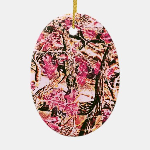 i love pink camo double sided oval ceramic christmas i love pink camo double sided oval ceramic christmas