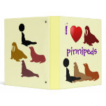 I Love Pinnipeds Avery Binder