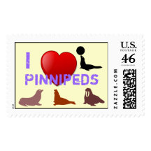 I Love Pinnipeds Postage