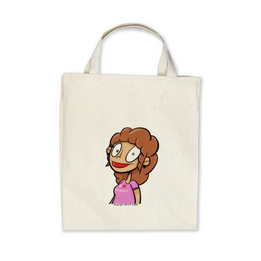 Love Pinterest Organic Shopping Tote Canvas Bags