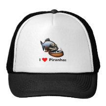 I love Piranhas Trucker Hat
