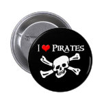 I Love Pirates iHeart Button