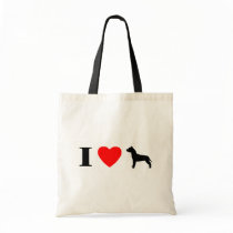 I Love Pit Bulls Bag