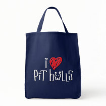 I Love Pit Bulls bags by HardtGraphicArdts I Love Pit Bulls bags