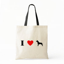I Love Pit Bulls Bags