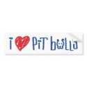 I Love Pit Bulls bumper stickers