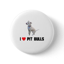 I Love Pit Bulls Pins