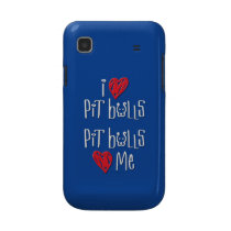 I Love Pit Bulls - Pit Bulls Love Me Samsung Galaxy S Case