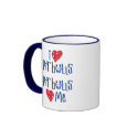 I Love Pit Bulls - Pit Bulls Love Me mugs
