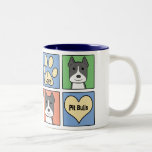 I Love Pitbulls Mugs