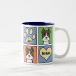 I Love Pitbulls Mugs
