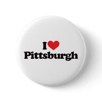 I Love Pittsburgh buttons