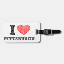 I-Love-Pittsburgh Luggage Tag
