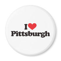 I Love Pittsburgh magnets by visualnewbie I Love Pittsburgh magnets