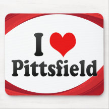 I Love Pittsfield, United States Mousepads