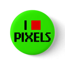 I Love Pixels Dark buttons