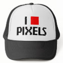 I Love Pixels Hat