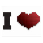 I Love Pixels?!? Post Cards