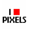 I Love Pixels t-shirts