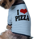 I Love Pizza Dog T-shirt
