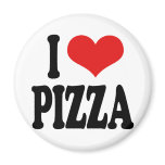 I Love Pizza magnets