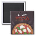 I Love Pizza Magnet magnet