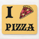 I Love Pizza Mousepad mousepad