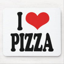 I Love Pizza mousepads