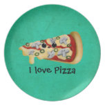 I love Pizza Plate