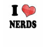 I Love (Plaid Heart) Nerds Tshirts