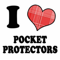 I Love (Plaid Heart) Pocket Protectors photo sculptures by geekme I Love (Plaid Heart) Pocket Protectors photo sculptures