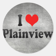 I Love Plainview, United States Sticker