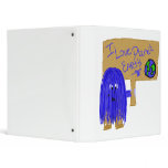 I love planet earth vinyl binder