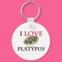 I Love Platypus keychains by tshirtshirts I Love Platypus keychains