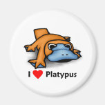 I love Platypus Magnets