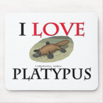 I Love Platypus mousepads by tshirtshirts I Love Platypus mousepads