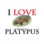 I Love Platypus t-shirts