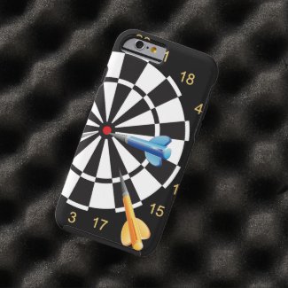 I Love Playing Dart Tough iPhone 6 Case
