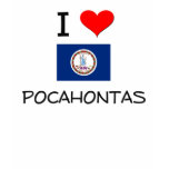 I Love Pocahontas Virginia Tshirts