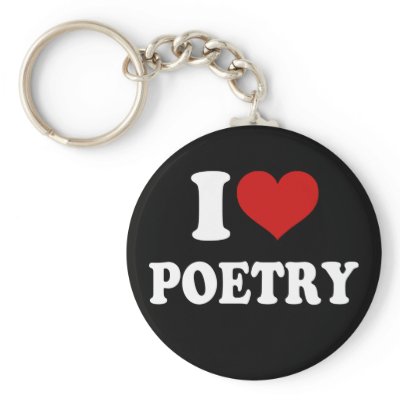 I Love Poetry Key Chains