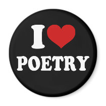 I Love Poetry Refrigerator Magnets