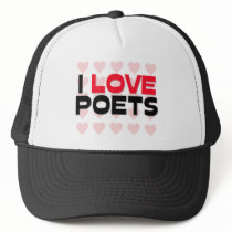 I LOVE POETS hats