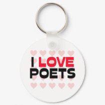 I LOVE POETS keychains