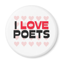 I LOVE POETS magnets