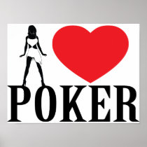 I Love Poker Posters